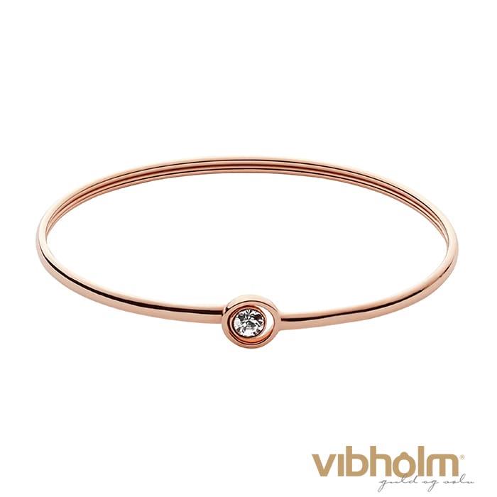 Fossil - Iconic Armbånd - rosaguldbelagt stål JF02413791